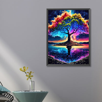 Cosmic Tree Of Life - Full Round Drill Diamond Painting 45*60CM