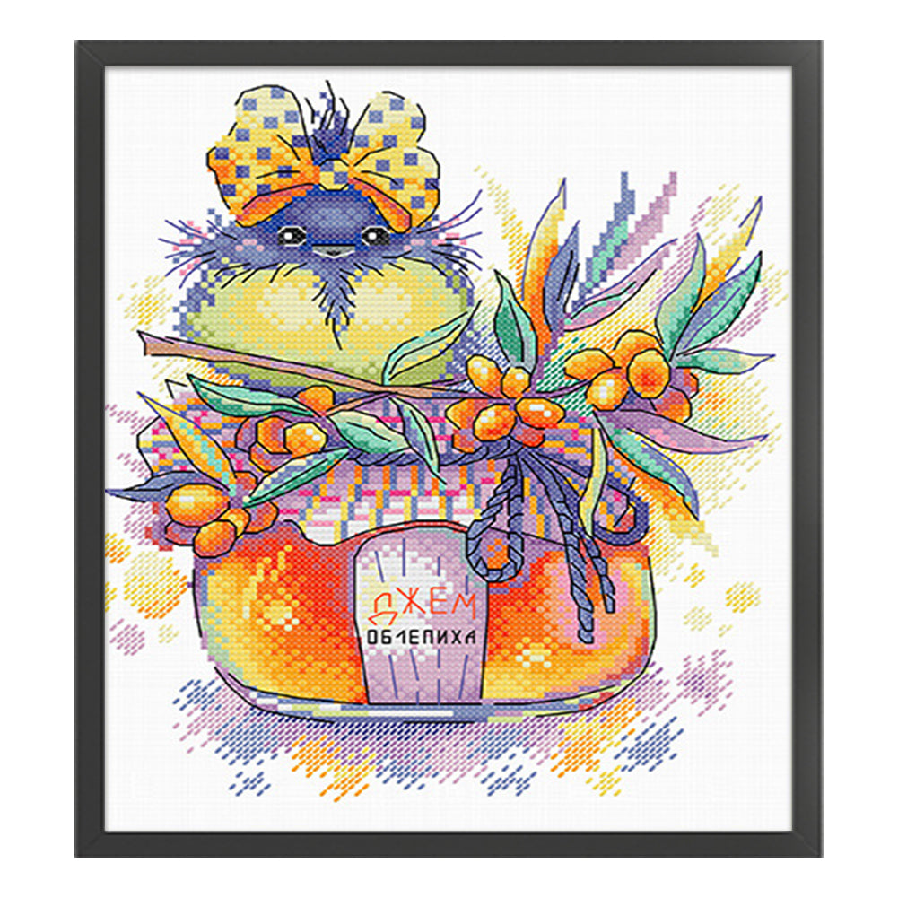 Jam Bird 2 - 11CT Stamped Cross Stitch 35*37CM£¨Spring£©