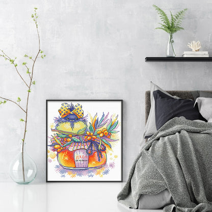 Jam Bird 2 - 11CT Stamped Cross Stitch 35*37CM£¨Spring£©