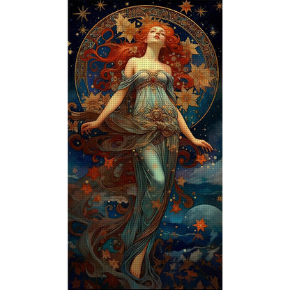 Goddess - 11CT Stamped Cross Stitch 50*90CM