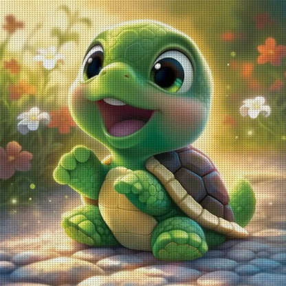 Turtle - 11CT Stamped Cross Stitch 40*40CM