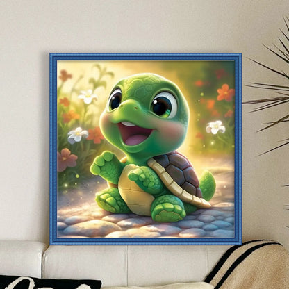 Turtle - 11CT Stamped Cross Stitch 40*40CM