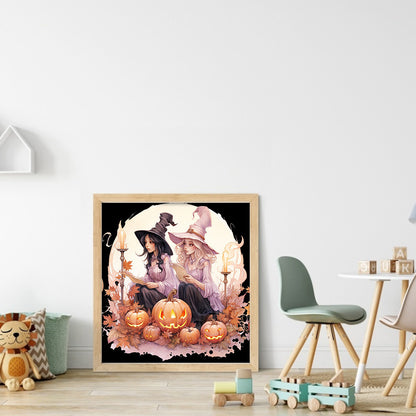 Halloween Witch - 11CT Stamped Cross Stitch 50*55CM