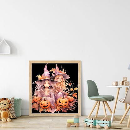 Halloween Witch - 11CT Stamped Cross Stitch 50*55CM