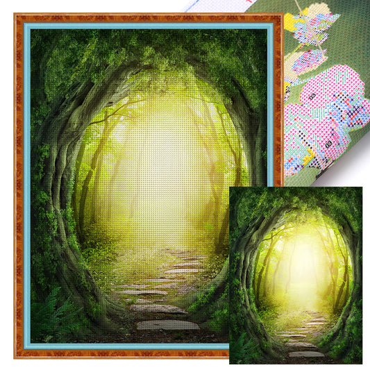 Forest Path - 11CT Stamped Cross Stitch 50*65CM