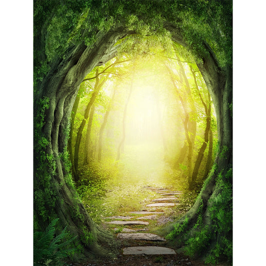 Forest Path - 11CT Stamped Cross Stitch 50*65CM