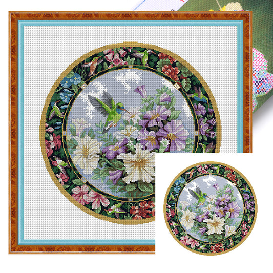 Faceplate - 14CT Stamped Cross Stitch 47*48CM