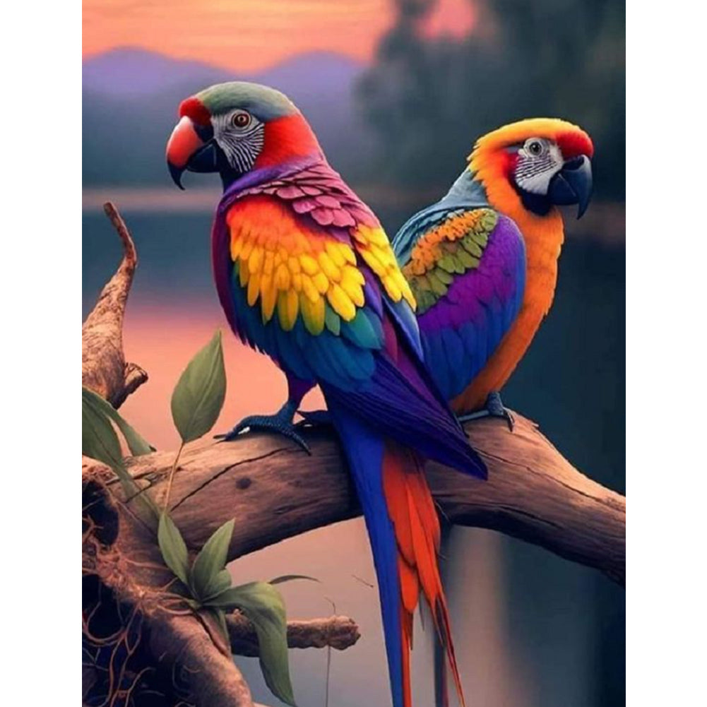 Parrot - Full Square Drill Diamond Painting 30*40CM