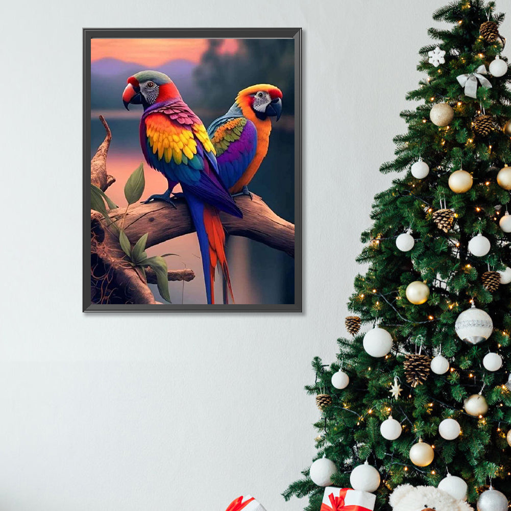 Parrot - Full Square Drill Diamond Painting 30*40CM