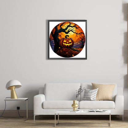 Jack O Lantern - Full AB Drill Round Diamond Painting 30*30CM