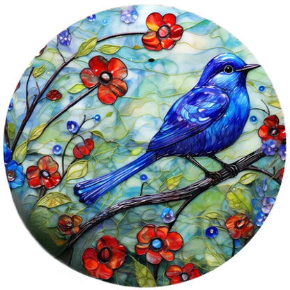 Bluebird - Full AB Drill Round Diamond Painting 30*30CM