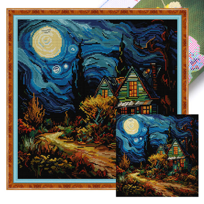 Dream - 14CT Stamped Cross Stitch 40*40CM