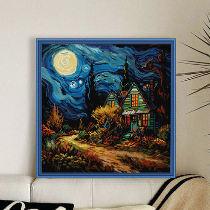 Dream - 14CT Stamped Cross Stitch 40*40CM