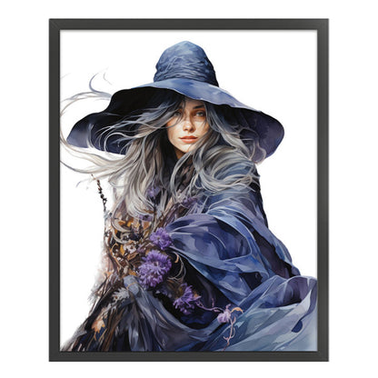 Witch - 11CT Stamped Cross Stitch 50*60CM