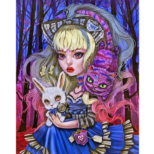 Alice Girl - Full Round Drill Diamond Painting 40*50CM