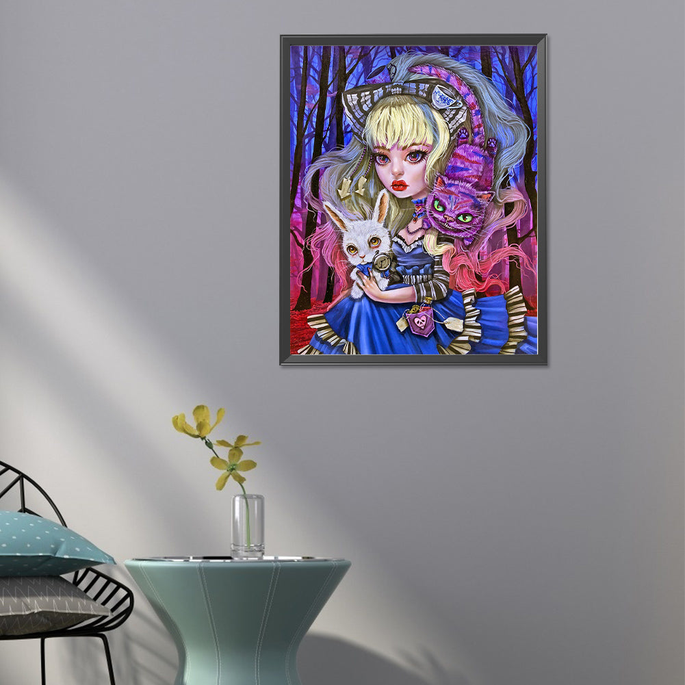 Alice Girl - Full Round Drill Diamond Painting 40*50CM