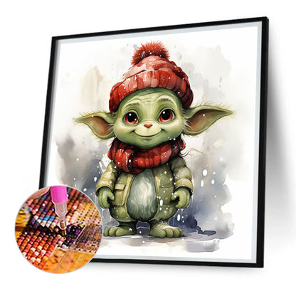 Grinch - Full AB Drill Square Diamond Painting 30X30CM