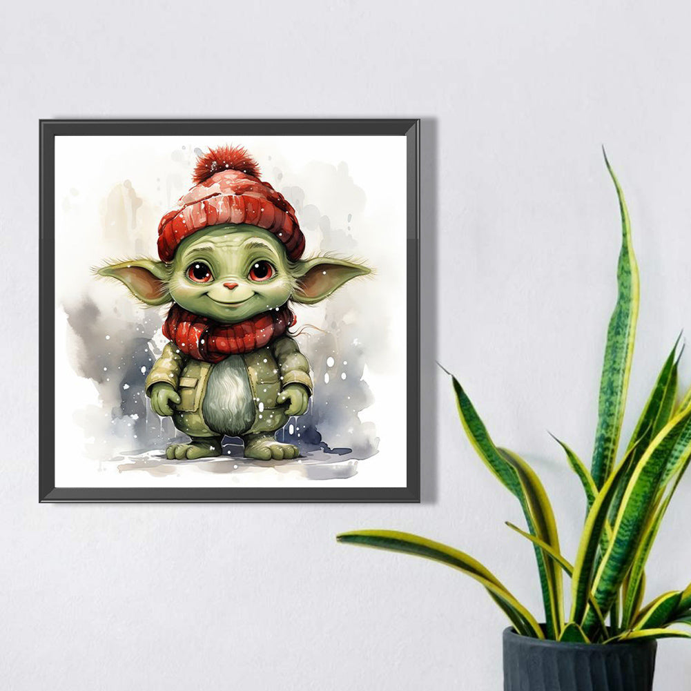 Grinch - Full AB Drill Square Diamond Painting 30X30CM