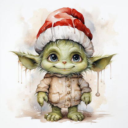 Grinch - Full AB Drill Square Diamond Painting 30X30CM