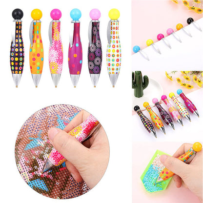 6PCS Rhinestone Picker Quick Point Pen Diamond Art Pens for Nail Art Rhinestones