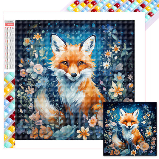 Fox - Full Square Drill Diamond Painting 40*40CM