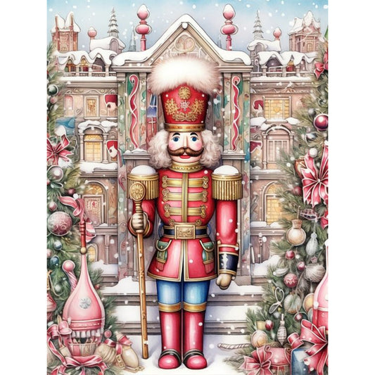 Nutcracker Soldiers - Full Round Drill Diamond Painting 30*40CM