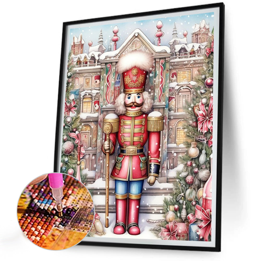 Nutcracker Soldiers - Full Round Drill Diamond Painting 30*40CM