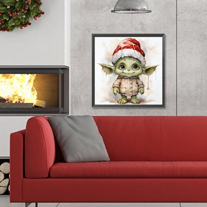 Little Yoda - Full Round Drill Diamond Painting 30*30CM