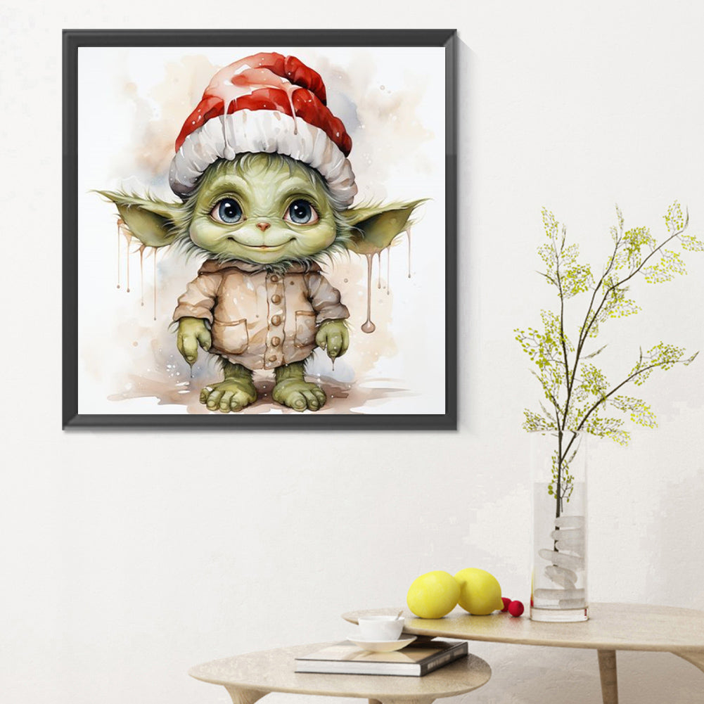 Little Yoda - Full Round Drill Diamond Painting 30*30CM