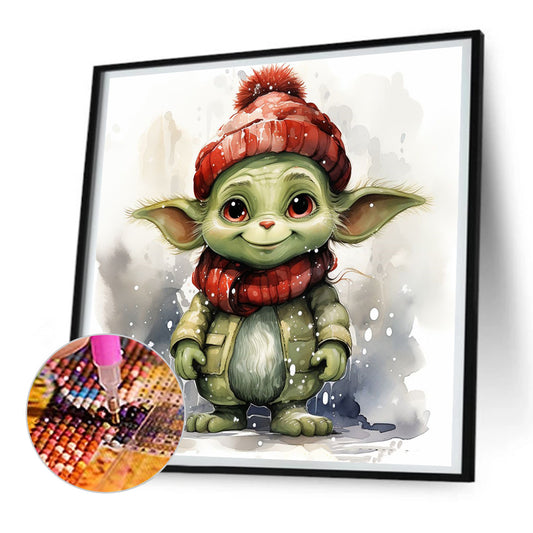 Little Yoda - Full Round Drill Diamond Painting 30*30CM