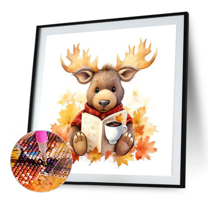 Autumn Animal Cup - Full Square Drill Diamond Painting 30*30CM