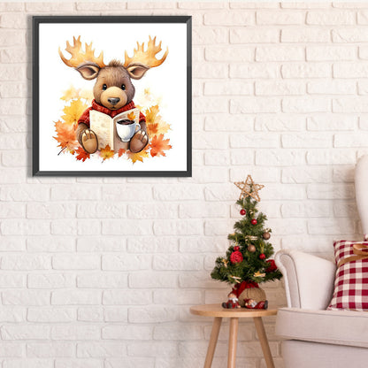 Autumn Animal Cup - Full Square Drill Diamond Painting 30*30CM