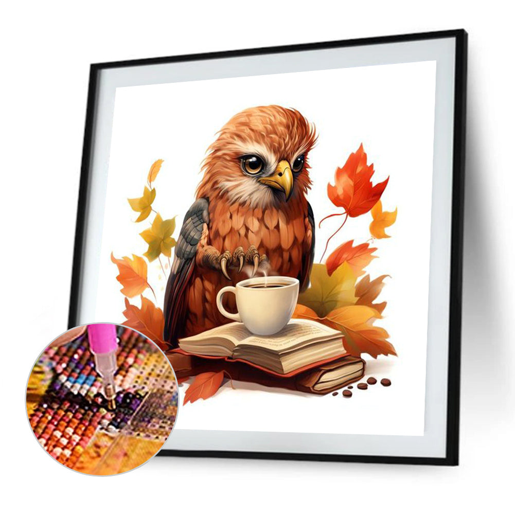 Autumn Animal Cup - Full Square Drill Diamond Painting 30*30CM