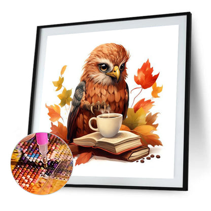 Autumn Animal Cup - Full Square Drill Diamond Painting 30*30CM