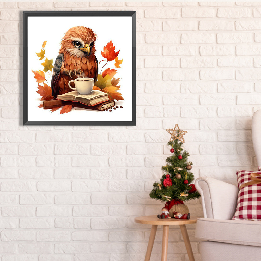Autumn Animal Cup - Full Square Drill Diamond Painting 30*30CM