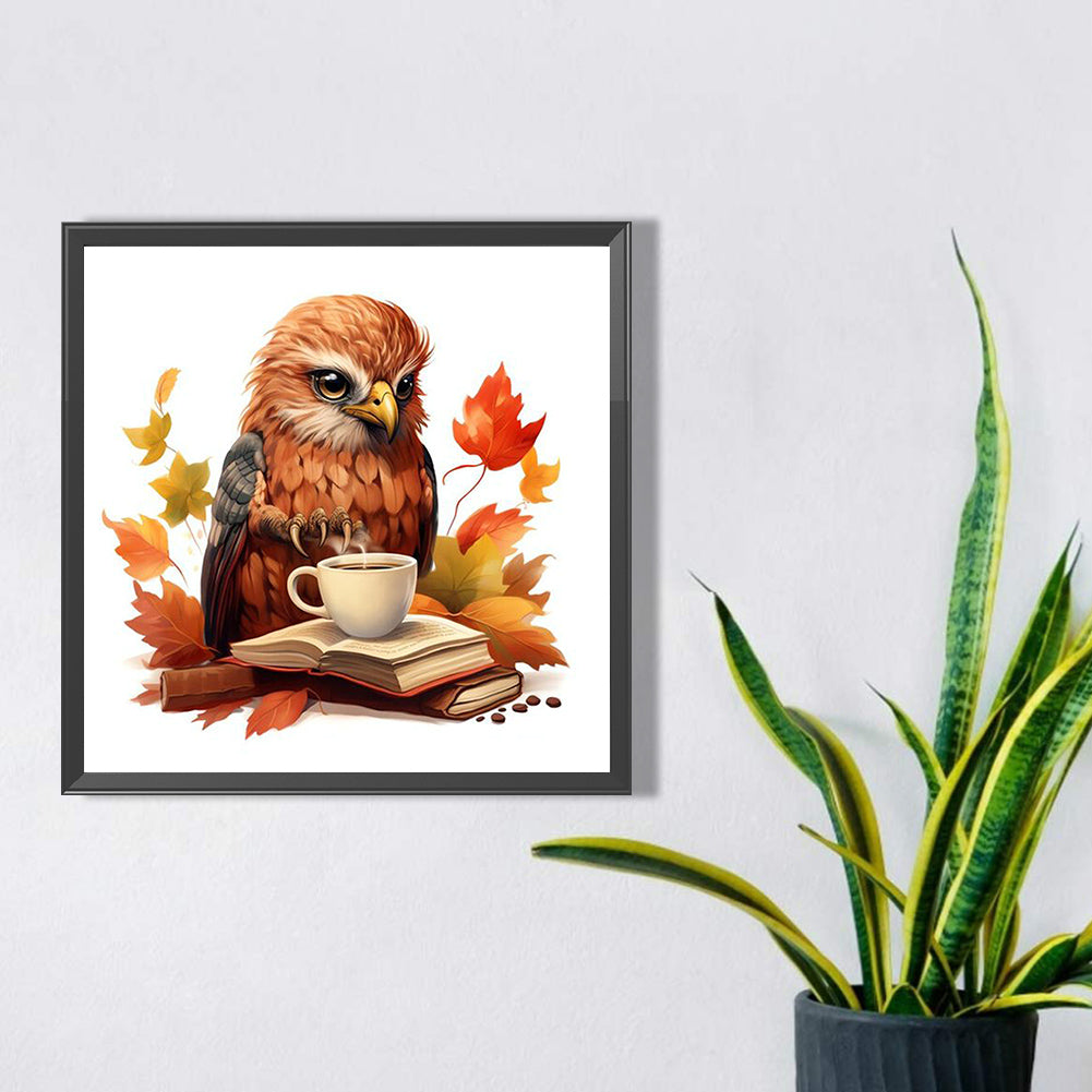 Autumn Animal Cup - Full Square Drill Diamond Painting 30*30CM