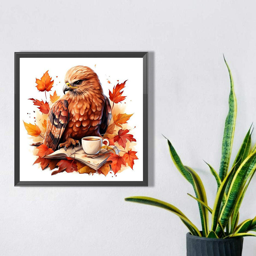 Autumn Animal Cup - Full Square Drill Diamond Painting 30*30CM