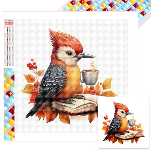 Autumn Animal Cup - Full Square Drill Diamond Painting 30*30CM