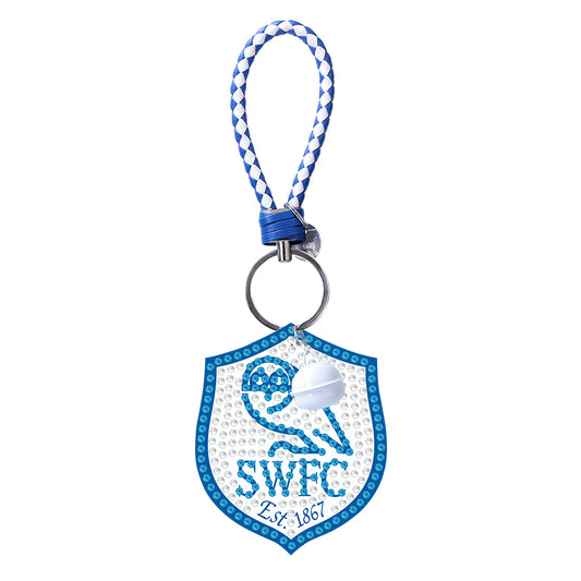 Double Sided Special Shape Diamond Painting Keychain (Sheffield Wednesday Team)