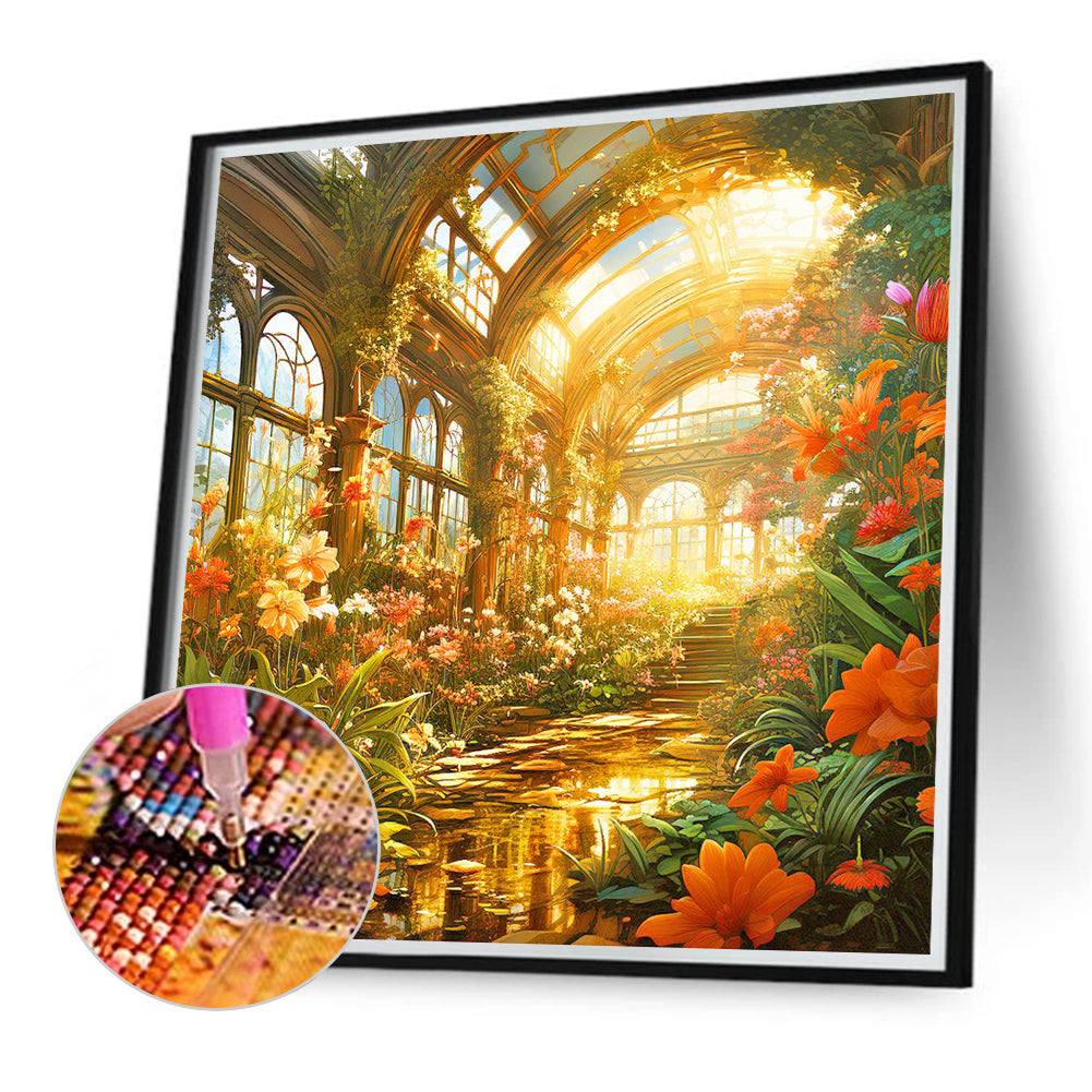 Tranquility Garden - Full Round Drill Diamond Painting 40*40CM