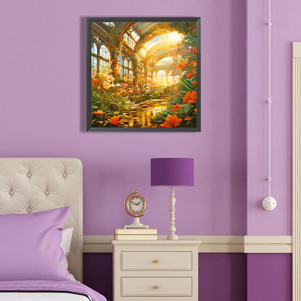 Tranquility Garden - Full Round Drill Diamond Painting 40*40CM