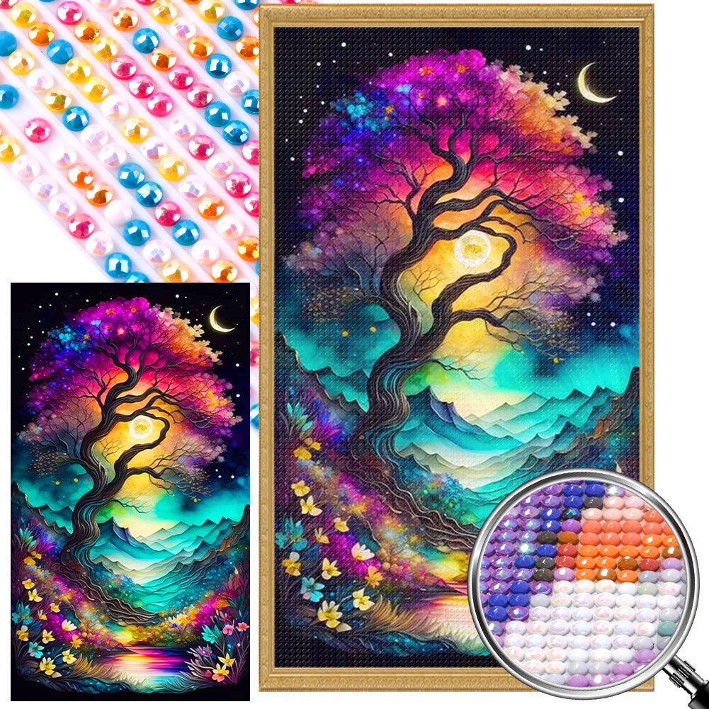 Wisdom Tree - Full AB Drill Round Diamond Painting 40*70CM