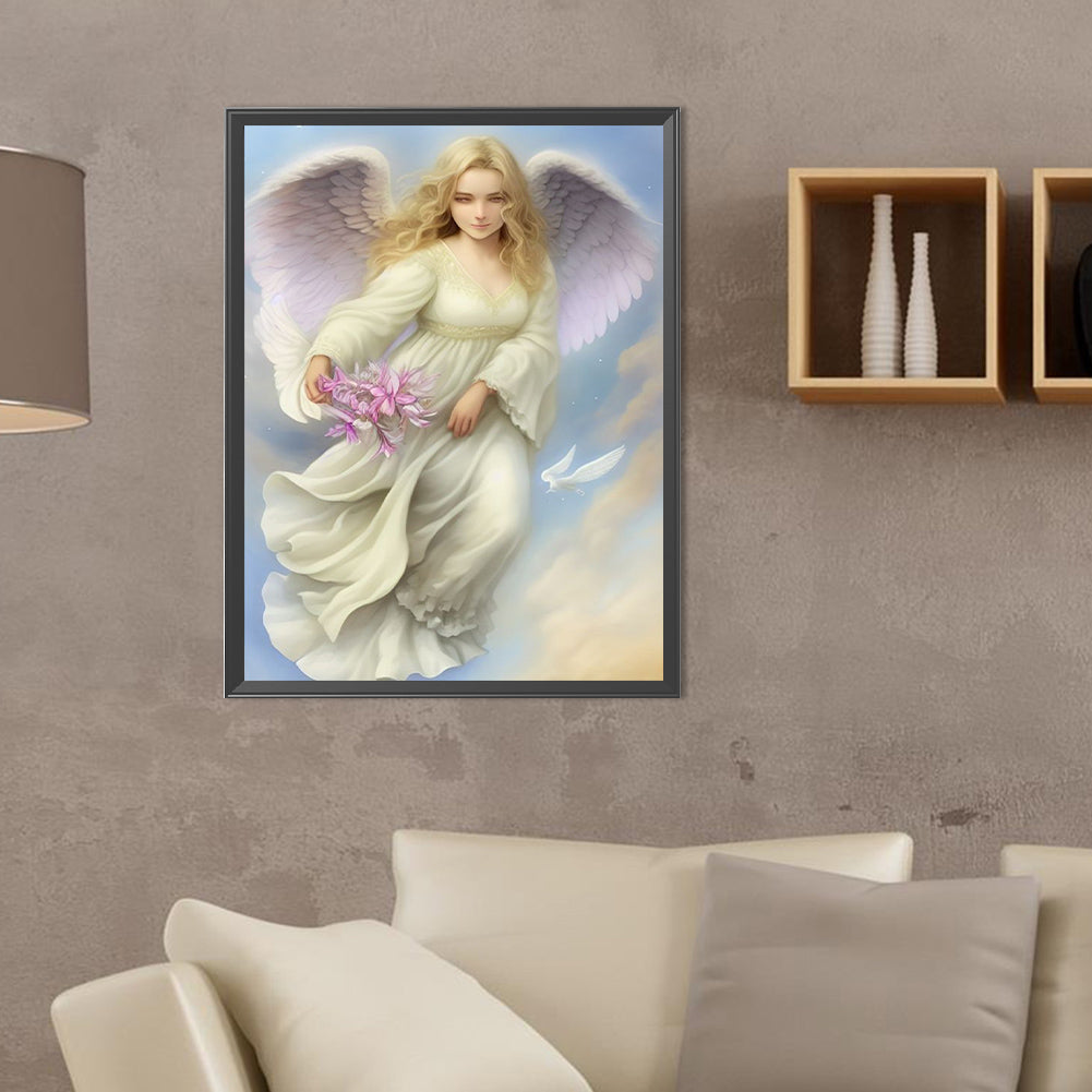 Angel - Full Round Drill Diamond Painting 30*40CM