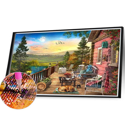 Country House - Full Square Drill Diamond Painting 40*30CM