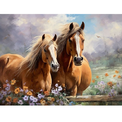 Horse - Full Square Drill Diamond Painting 50*40CM