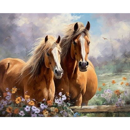 Horse - Full Square Drill Diamond Painting 50*40CM