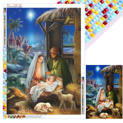 God Bless You Newborn Baby - Full Square Drill Diamond Painting 50*70CM