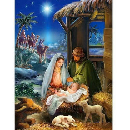 God Bless You Newborn Baby - Full Square Drill Diamond Painting 50*70CM