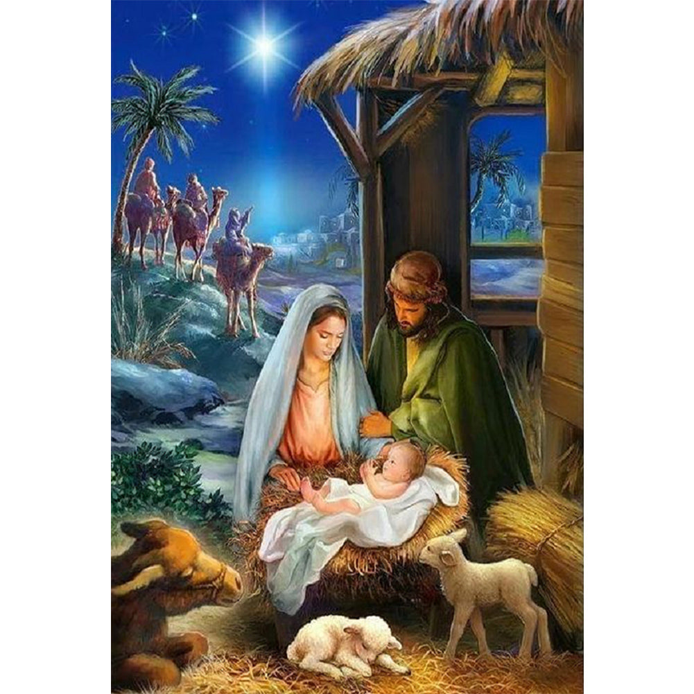 God Bless You Newborn Baby - Full Square Drill Diamond Painting 50*70CM