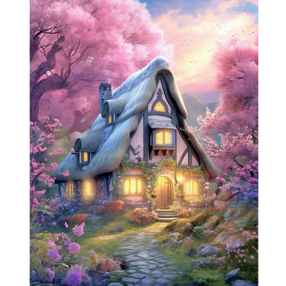 Cozy House - Full Round Drill Diamond Painting 40*50CM